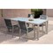 Armen Living Madsen Outdoor Eucalyptus Wood and Charcoal Rope Dining Chairs with Gray Teak Finish, PK2 LCMASICHEU - alternate 8